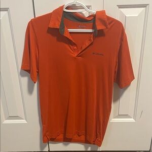 Columbia Men's Vibrant Orange Polo Shirt
